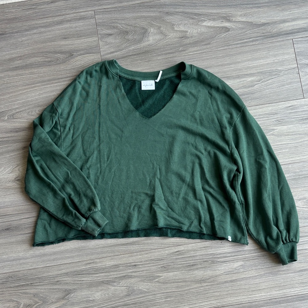Off the Shoulder V-Neck Sweater Urban Outfitters - out from under